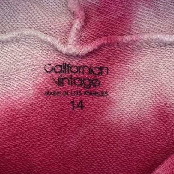 Californian Vintage Girls Pink and White Sweatsuit Size 14 - Picture 6 of 15